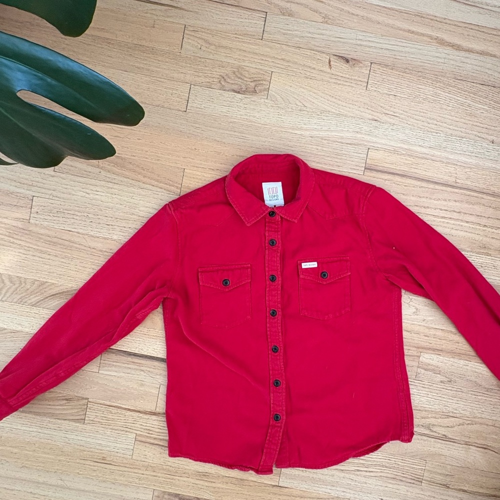 Topo Designs Red Flannel